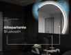 Specchio a LED Mezza Luna Moderno - Illuminazione Elegante per Bagno Q222 #6