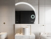 Specchio a LED Mezza Luna Moderno - Illuminazione Elegante per Bagno Q223 #10