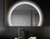 Specchio a LED Mezza Luna Moderno - Illuminazione Elegante per Bagno W221