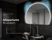 Specchio a LED Mezza Luna Moderno - Illuminazione Elegante per Bagno W221 #6