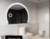 Specchio a LED Mezza Luna Moderno - Illuminazione Elegante per Bagno W222 #4