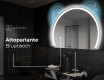 Specchio a LED Mezza Luna Moderno - Illuminazione Elegante per Bagno W222 #6