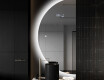 Specchio a LED Mezza Luna Moderno - Illuminazione Elegante per Bagno D221