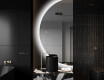 Specchio a LED Mezza Luna Moderno - Illuminazione Elegante per Bagno D221 #9