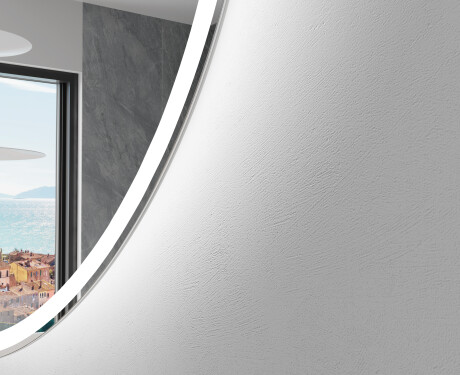 Specchio a LED Mezza Luna Moderno - Illuminazione Elegante per Bagno D222 #2