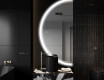 Specchio a LED Mezza Luna Moderno - Illuminazione Elegante per Bagno D222 #9