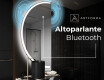 Specchio a LED Mezza Luna Moderno - Illuminazione Elegante per Bagno D222 #5