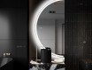 Specchio a LED Mezza Luna Moderno - Illuminazione Elegante per Bagno D222 #9