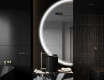 Specchio a LED Mezza Luna Moderno - Illuminazione Elegante per Bagno D223 #9