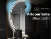 Specchio a LED Mezza Luna Moderno - Illuminazione Elegante per Bagno D223 #5