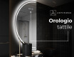 Specchio a LED Mezza Luna Moderno - Illuminazione Elegante per Bagno D223 #7