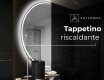 Specchio a LED Mezza Luna Moderno - Illuminazione Elegante per Bagno D223 #8