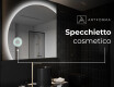 Specchio a LED Mezza Luna Moderno - Illuminazione Elegante per Bagno X221 #9
