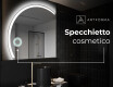 Specchio a LED Mezza Luna Moderno - Illuminazione Elegante per Bagno X222 #9
