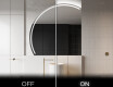 Specchio a LED Mezza Luna Moderno - Illuminazione Elegante per Bagno X223 #3