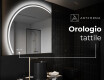 Specchio a LED Mezza Luna Moderno - Illuminazione Elegante per Bagno X223 #7