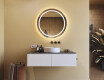 Rotondo specchio parete retroilluminato per bagno 80cm su šaltu LED apšvietimu 7000K, šiltu apšvietimu 3000K arba neutraliu apšvietimu 4500K #8