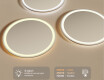 Rotondo specchio parete retroilluminato per bagno 60cm su šaltu LED apšvietimu 7000K, šiltu apšvietimu 3000K arba neutraliu apšvietimu 4500K #3