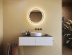 Rotondo specchio parete retroilluminato per bagno 60cm su šaltu LED apšvietimu 7000K, šiltu apšvietimu 3000K arba neutraliu apšvietimu 4500K #8