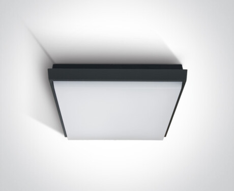 FASIDERI plafoniera da 20 W, 3000 K, IP54, bianca