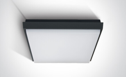 FASIDERI 2 plafoniera 30 W 3000 K IP54 bianca