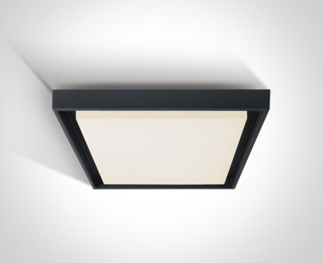 MOULKI plafoniera 30 W 3000 K IP54 bianca
