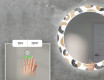 Specchi rotondo decorativi con luci da soggiorno - Donuts #5