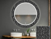 Specchi LED rotondo decorativi da parete da bagno - Ghotic #1