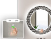Specchi LED rotondo decorativi da parete da bagno - Triangless #5