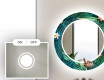 Specchio Decorativo Rotondo Retroilluminato a LED Per Il Bagno - Tropical #4