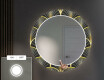 Specchi LED rotondo decorativi da parete per ingresso - Art Deco #4