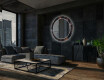 Rotondo specchio decorativi con luci LED da soggiorno - Dandelion #12