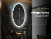 Ovale specchio moderno con luci LED - Verticale L227 #5