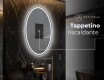 Ovale specchio moderno con luci LED - Verticale L228 #8