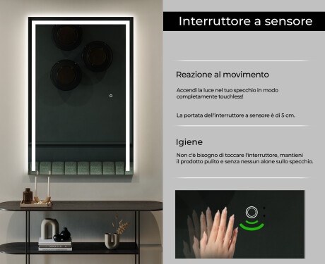 Specchio ingresso retroilluminato LED L11 #6