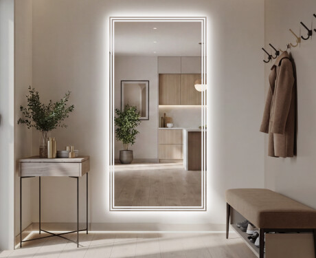 Specchio ingresso retroilluminato LED L57