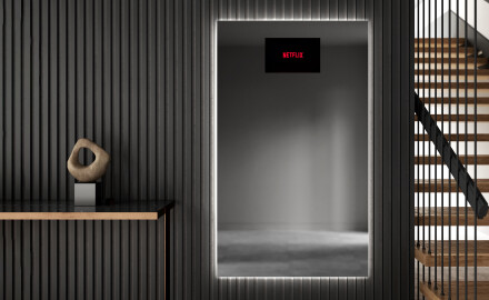 Specchio da parete rettangolare da ingresso L58