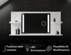 Appendiabiti con specchio con luci bagno con mensola L02 #7