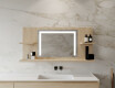 Specchio retroilluminato bagno con mensola L11 #10