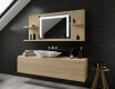 Specchio retroilluminato bagno con mensola L11 #12