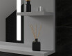 Specchio retroilluminato bagno con mensola L11 #6