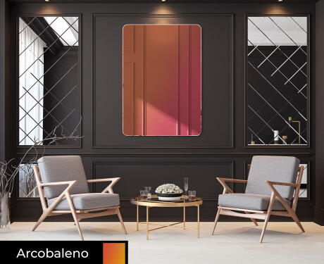 Arrotondati decorativi specchio da parete L172 #7