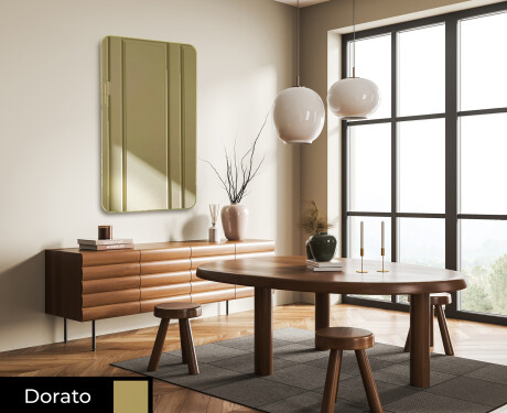 Arrotondati decorativi specchio da parete L172 #8