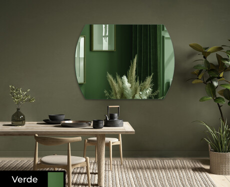 Arrotondati parete a specchio decorativi moderno L177
