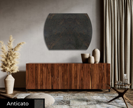 Arrotondati parete a specchio decorativi moderno L177 #6