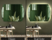 Arrotondati parete a specchio decorativi moderno L177 #9