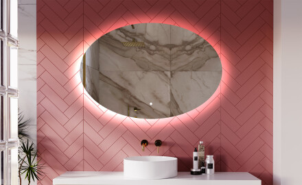 Ovali parete a specchio decorativi moderno L178