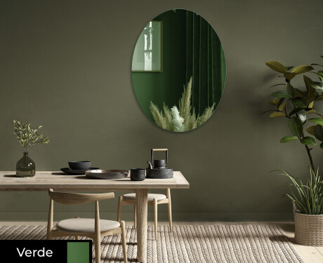 Ovali decorativi specchio da parete L179 #1