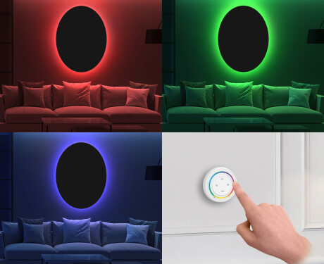 Ovali decorativi specchio da parete L179 #11