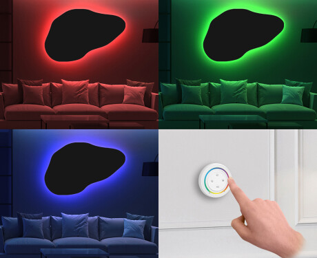 Irregolari specchio da parete moderno L180 #11